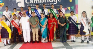 कैम्ब्रिज इंटर नैशनल स्कूल में तीन दिवसीय सहोदया स्पोर्ट समीट की ओपनिंग सेरेमनी
