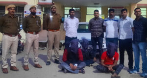 पिस्तौल की नोक पर कार और स्कूटी की लूट करने वाले गिरोह के दो सदस्य काबू, एक फरार