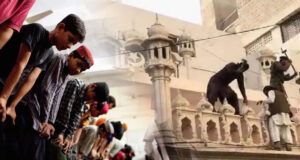 अहमदिया मुस्लिम मस्जिद में मनाया मुस्लिम भाई चारे ने बड़ी शान से ईद-उल-फि़तर का त्यौहार