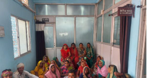 पीने का पानी नहीं मिलने पर लोगों ने रोष स्वरूप लगाया जाम