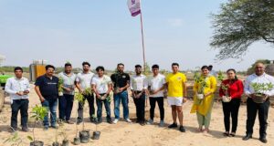 मेहरा एनवायरमेंट एंड आर्ट फाउंडेशन ने डीआरडीओ-डीजीआरई के वैज्ञानिकों के साथ किया पौधारोपण