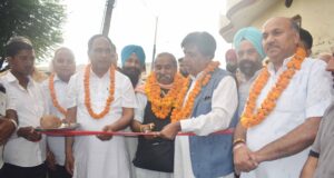 सर्वांगीण विकास लहर के तहत शहरों और गांवों में हो रहे हैं काम : ब्रम् शंकर जिम्पा