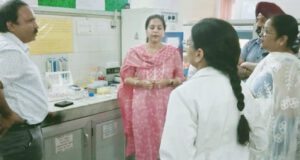 ਬਰਸਾਤਾਂ ਦੇ ਮੌਸਮ ਕਾਰਨ ਹੋਣ ਵਾਲੀਆਂ ਬੀਮਾਰੀਆਂ ਦੇ ਮੱਦੇਨਜ਼ਰ ਸਿਵਲ ਸਰਜਨ ਵੱਲੋਂ ਸਿਵਲ ਹਸਪਤਾਲ ਹੁਸ਼ਿਆਰਪੁਰ ਵੱਲੋਂ ਅਚਨਚੇਤ ਚੈਕਿੰਗ