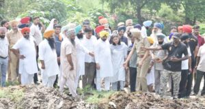 कैबिनेट मंत्री जिंपा व कैबिनेट मंत्री ईटीओ ने विधायक राजा गिल के साथ धुस्सी बांध का किया दौरा