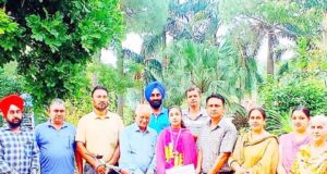 26वीं सब जूनियर पंजाब स्टेट विशू चैंपियनशिप में डीएवी सीनियर सेकेंडरी स्कूल छात्रा कृतिका ने जीता स्वर्ण पदक