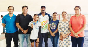 जिम्नास्टिक में गोल्ड मेडल जीता