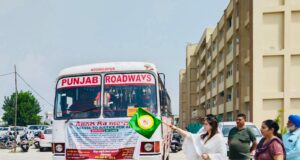 राष्ट्रीय लोक अदालत की जागरुकता के लिए सीजेएम अपराजिता जोशी ने गांवों के लिए बसों को किया रवाना