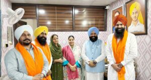 डिप्टी स्पीकर रौढ़ी के निवास स्थान पर पहुंची गुरप्रीत कौर