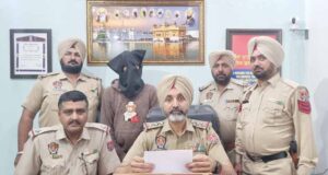 ਪੁਲਿਸ ਨੇ ਨਸ਼ੀਲੇ ਟੀਕਿਆ ਸਮੇਤ ਕੀਤਾ ਇੱਕ ਵਿਅਕਤੀ ਸਮਗਲਰ ਗ੍ਰਿਫਤਾਰ