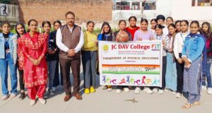जेसीडीएवी कॉलेज के शारीरिक शिक्षा विभाग ने मनाया ‘फिट इंडिया’ सप्ताह