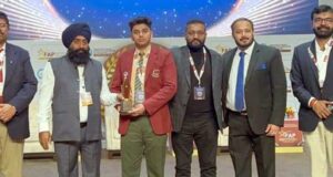 ਹੋਣਹਾਰ ਵਿਦਿਆਰਥੀ ਤੇ ਰੈਸਲਰ ਤੇਜਸ ਨੂੰ ਮਿਲਿਆ ਸਪੋਰਟਸ ਅਚੀਵਮੈਂਟ ਅਵਾਰਡ