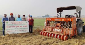 पराली का सुचारु प्रबंधन कर अन्य किसानों के लिए मिसाल बना गांव फिरोज रोलियां का जसबीर सिंह