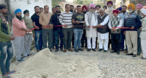 मान ने गांव संगतपुर में शुरु करवाये लाखों रुपए के विकास कार्य