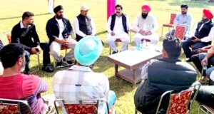 ਗੋਗੀ ਨੇ ਹਲਕਾ ਚੱਬੇਵਾਲ ਦੇ ਆਪ ਵਲੰਟੀਅਰਾਂ ਨਾਲ ਕੀਤੀ ਮੀਟਿੰਗ