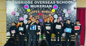 कैंब्रिज ओवरसीज़ स्कूल में करवाई गई कॉफी मॉर्निंग