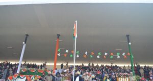 ਗੁਰਮੀਤ ਸਿੰਘ ਖੁੱਡੀਆਂ ਖੇਤੀਬਾੜੀ ਅਤੇ ਪਸੂ ਪਾਲਣ ਮੰਤਰੀ ਪੰਜਾਬ ਨੇ ਲਹਿਰਾਇਆ ਰਾਸਟਰੀ ਤਿਰੰਗਾ