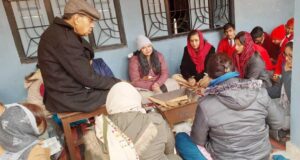 नव वर्ष के उपलक्ष्य में करलावा गया दयानंद आदर्श विद्यालय में हवन यज्ञ