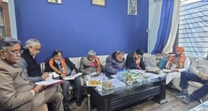 ਭਾਜਪਾ ਜਲੰਧਰ ਵਿਖੇ ਲੋਕਸਭਾ ਜਲੰਧਰ ਪ੍ਰਵਾਸ ਕੋਰ ਕਮੇਟੀ ਦੀ ਬੈਠਕ ਹੋਈ ਰਾਜੇਸ਼ ਬਾਘਾ ਦੇ ਘਰ ਵਿਖੇ