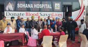 मुफ्त परीक्षण और जांच शिविर में उजस्तिथ