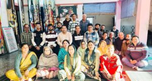 शिव मंदिर बंसी नगर में शिवरात्रि के उपलक्ष्य में कार्यक्रम करवाने संबंधी बैठक का आयोजन