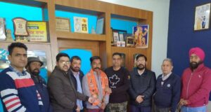 राजेश बाघा ने किया स्वागत