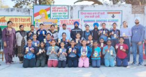 नेहरू युवा केंद्र होशियारपुर द्वारा भंगाला के सीनियर सेकेंडरी स्कूल में ब्लाक स्तरीय खेल मुकाबले करवाए