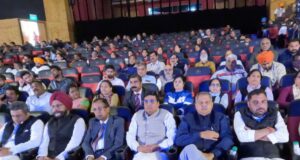 प्रधानमंत्री नरेन्द्र मोदी द्वारा विकास प्रोजेक्टों के वर्चुअल उदघाटन कार्यक्रम में उपस्थित केंद्रीय मंत्री सोम प्रकाश, भाजपा उपाध्यक्ष सुभाष शर्मा