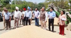 ਵਧੀਕ ਮੁੱਖ ਸਕੱਤਰ ਨੇ ਫ਼ਗਵਾੜਾ ਅਨਾਜ ਮੰਡੀ ਵਿਖੇ ਕਣਕ ਦੀ ਖ਼ਰੀਦ ਦਾ ਲਿਆ ਜਾਇਜ਼ਾ