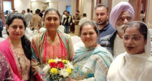 महिला आप नेत्री तुली ने राजविंद्र कौर थियाड़ा से की भेंट