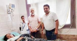 लायन गुरदीप कंग ने सडक़ दुर्घटना में घायल की सहायता कर दिया मानवता का परिचय