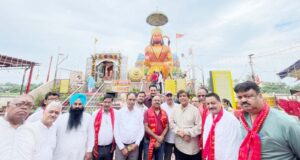 श्री बड़े हनुमान जी मंदिर में दशहरा ग्राउंड में हुआ समागम