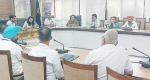 जल शक्ति अभियान को क्रियान्वित करने वाले विभिन्न विभागों के साथ बैठक का आयोजन