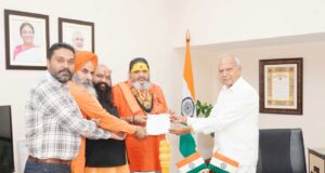 शिव सेना हिन्द का शिष्टमण्डल निशांत शर्मा की अगुवाई में मिला पंजाब के राज्यपाल से