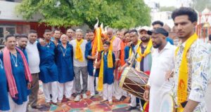 ॐ श्री अमरनाथ बर्फानी सेवा मंडल रजि फगवाड़ा कि ओर से त्रिशूल की करवाईं गई पूजा