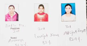 दसमेश गर्ल्स महाविद्यालय की छात्रा अनन्या ने विश्वविद्यालय मैरिट में प्राप्त किया दिव्तीय स्थान