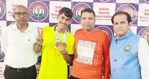 फगवाड़ा के एथलीट अलोक कुमार ने राष्ट्रीय चैंपियनशिप में जीते तीन स्वर्ण पदक