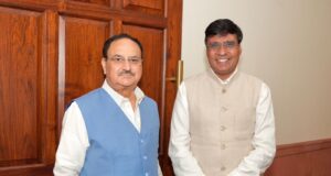 भाजपा के राष्ट्रीय अध्यक्ष जेपी नड्डा से मिले सुभाष शर्मा