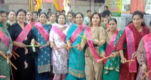 श्री छिन्नमस्तिका मंदिर कटैहरा चौक में नवरात्रों के उपलक्ष्य में मनाया गरवा डांडिया उत्सव