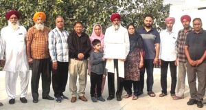 ਸਮਾਜ ਸੇਵਕ ਮਨੋਹਰ ਸਿੰਘ ਸੱਗੂ ਦਾ ਸਮਾਜ ਸੇਵਕ ਵਜੋਂ ਕੀਤਾ ਸਨਮਾਨ