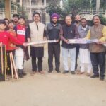 टाईटंस टूर्नामेंट क्लब खिलाड़ीयों को किक्रेट किट दी जय माँ दुर्गा धर्मार्थ सेवा क्लब उंच्ची बस्सी ने