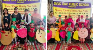 एसवी जेसी डीएवी पब्लिक स्कूल में किया गया फैंसी ड्रेस शो का आयोजन