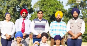 जीएम एसएसएस 35डी की लड़कियों ने गतका Farri Shoti टीम ने इंटर स्कूल स्टेट टूर्नामेंट में जीता गोल्ड मेडल