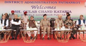 माननीय पंजाब के राज्यपाल गुलाब चंद कटारिया ने सुनीं वीडीसीज की समस्याएँ