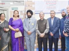 रोटरी क्लब चंडीगढ़ सेंट्रल द्वारा किए गए अत्यधिक उन्नत बैंडेज जीएमसीएच 32 अस्पताल में डोनेट