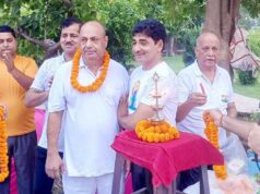पंतजलि योगपीठ द्वारा किया अंर्तराष्ट्रीय योग दिवस का आरम्भ वासुदेव अरोड़ा ने