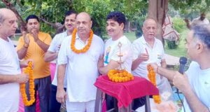 पंतजलि योगपीठ द्वारा किया अंर्तराष्ट्रीय योग दिवस का आरम्भ वासुदेव अरोड़ा ने