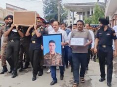 तिरंगे में लौटे लेफ्टीनेंट कर्नल भानू प्रताप सिंह का सैन्य सम्मान से हुआ अंतिम संस्कार